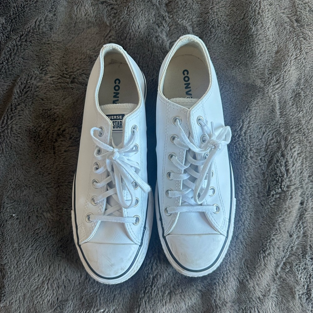 Converse All-Star White Canvas Sneakers